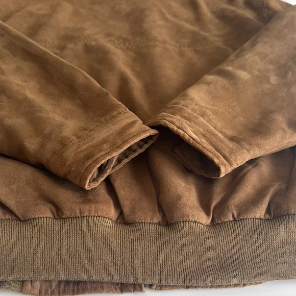 Vintage Geoffrey Beene Men's Brown Suede Jacket